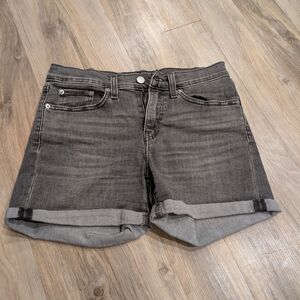 Levi's Black Jean Shorts